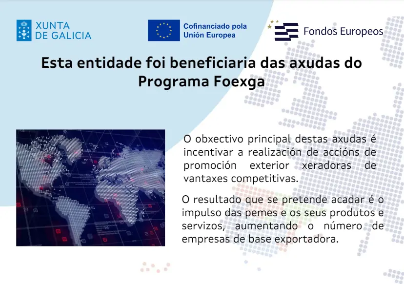 Cartel de ayuda Programa Foexga