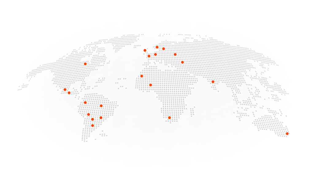 Mapa Kauman en el mundo